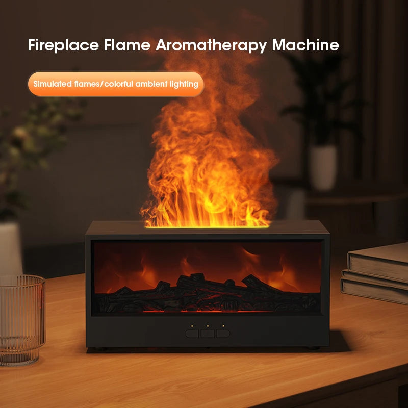 Simulated Fireplace Aroma Diffuser & Humidifier