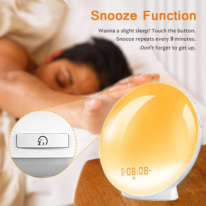 Sunrise Alarm Clock with FM Radio