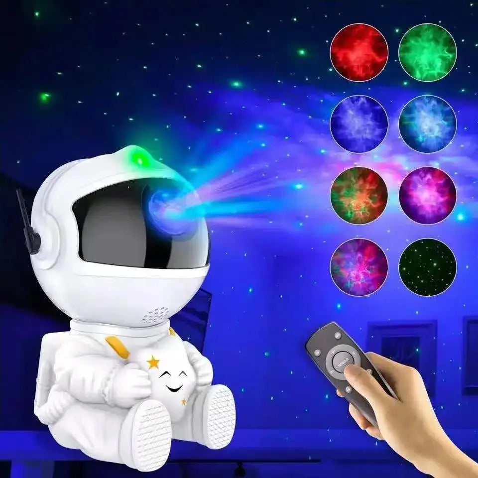 Rocket Astronaut LED Star Projector