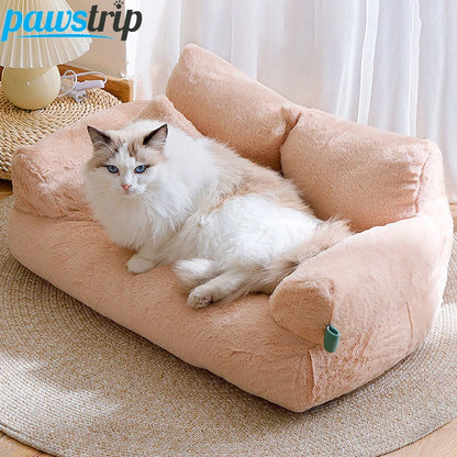 Luxury Plush Cat Sofa Bed