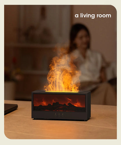 Simulated Fireplace Aroma Diffuser & Humidifier