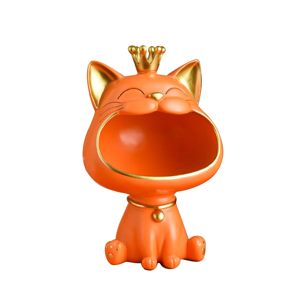 Fortune Cat Key Holder & Storage Figurine