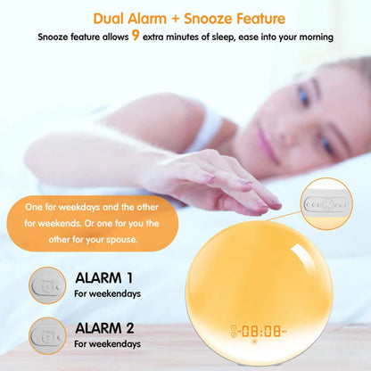 Sunrise Alarm Clock with FM Radio