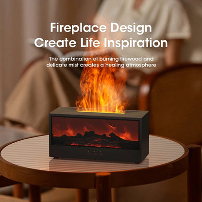 Simulated Fireplace Aroma Diffuser & Humidifier