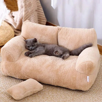 Luxury Plush Cat Sofa Bed