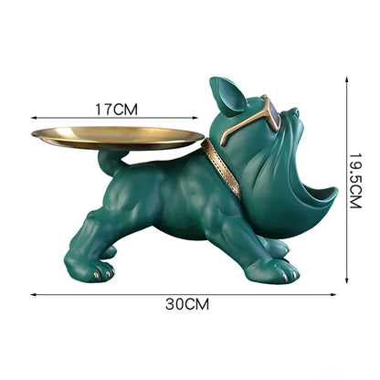 Bulldog Key Storage Figurine