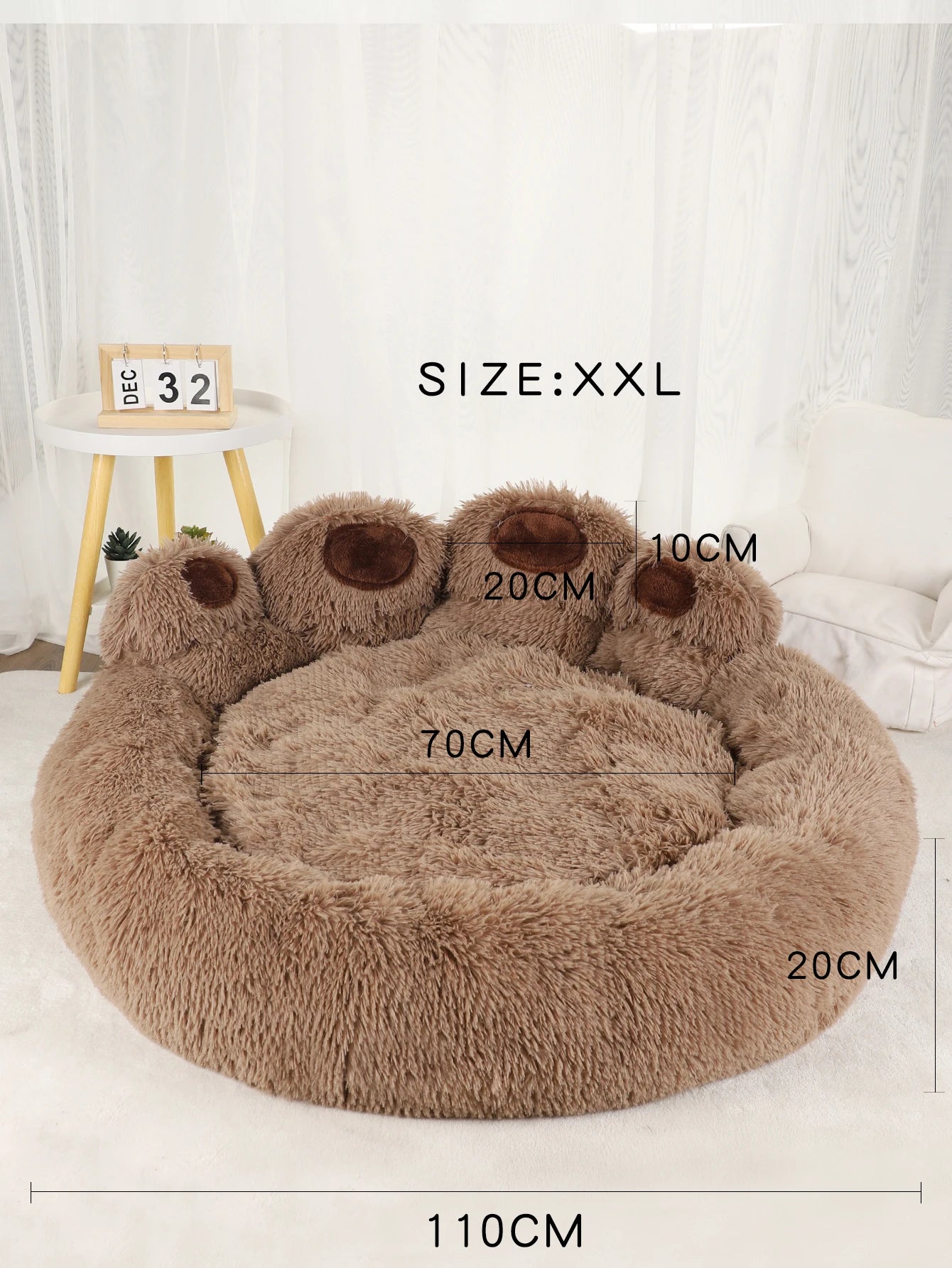 Pet Paw-shaped Dog Sofa