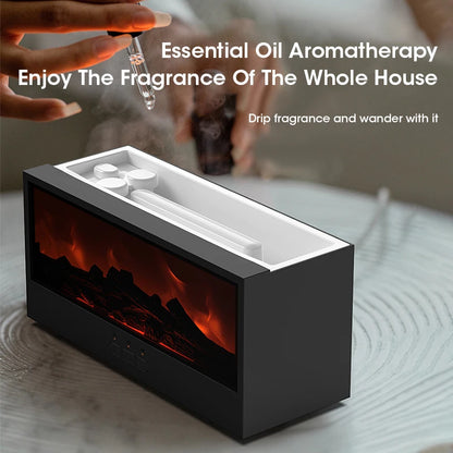 Simulated Fireplace Aroma Diffuser & Humidifier