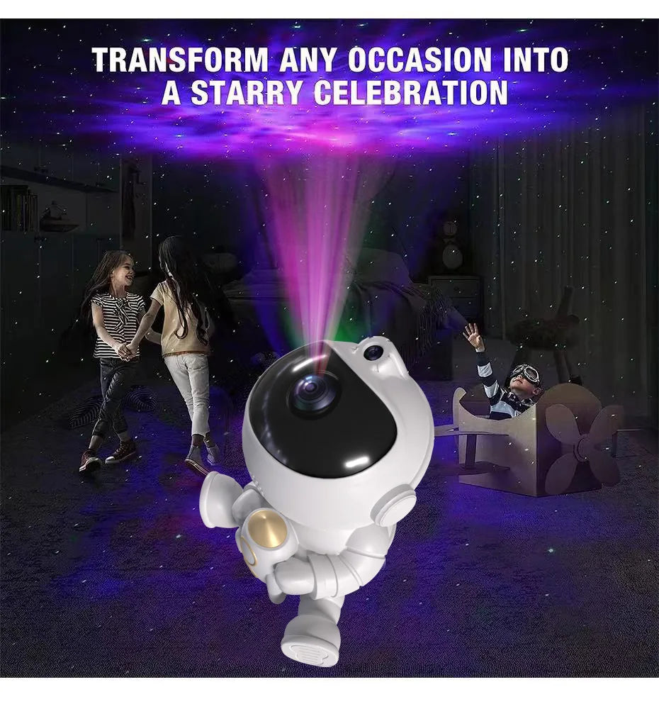 Rocket Astronaut LED Star Projector