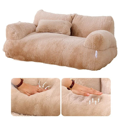 Luxury Plush Cat Sofa Bed