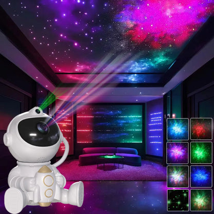 Rocket Astronaut LED Star Projector