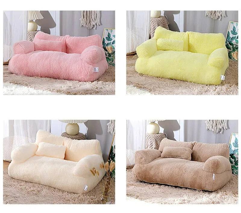 Luxury Plush Cat Sofa Bed