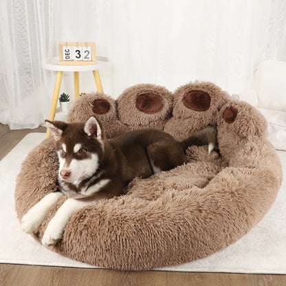 Pet Paw-shaped Dog Sofa