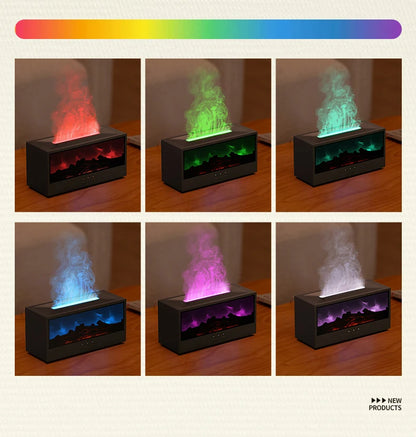 Simulated Fireplace Aroma Diffuser & Humidifier