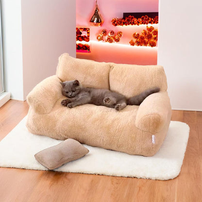 Luxury Plush Cat Sofa Bed